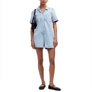 New Madewell Pastime Romper Cotto Size L